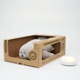 Moonie Einschlafhilfe Robbe im Farbton Organic Grau in Verpackung