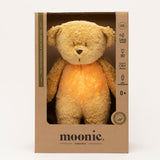 Moonie Einschlafhilfe Teddybär im Farbton Honig in Verpackung