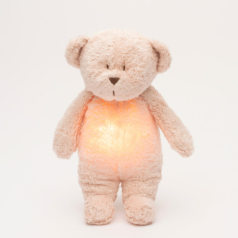 Moonie Einschlafhilfe Teddybär im Farbton Rose