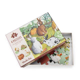 Geöffnete Verpackung von 4 Mini Puzzle Tiere von Moulin Roty