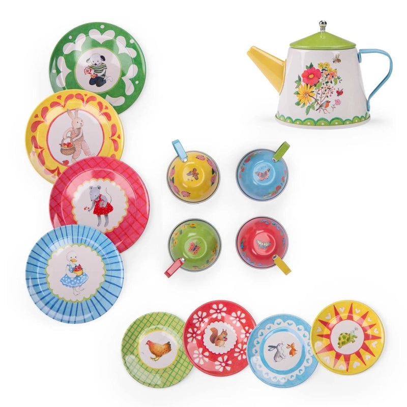 Geschirrkoffer La Grande Famille von Moulin Roty_Bestandteile