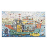 Zusammen gesetztes Puzzle Boot mit 200 Teilen von Moulin Roty