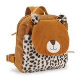 Kinderrucksack Leopard Taïgo von Moulin Roty von schräge vorne