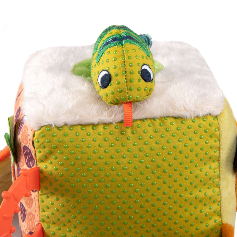 Spielwürfen Dschungel von Moulin Roty Nahaufnahme Raupe