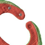 Verschluss von Lätzchen "Wally the Watermelon" von Oli&Carol