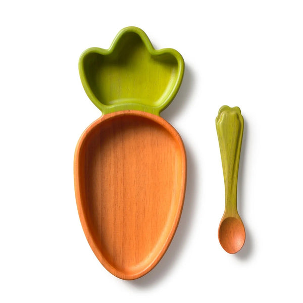 Holzeller und Löffel "Cathy the Carrot" in Karottenform von Oli&Carol