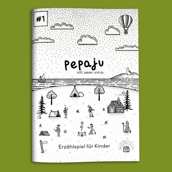 Erzählspiel für Kinder von Pepaju_Malbuch_Wimmelbuch_Coverbild