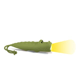 Krokodil Taschenlampe von Rabbit & Friends mit Lichtkegel