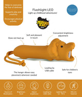 Eigenschaften von Löwen-Taschenlampe von Rabbit & Friends