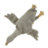 XL Kuscheltier & Wärmekissen | Große Gans grau