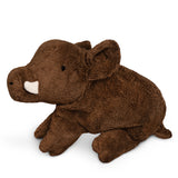 Senger Naturwelt Wildschwein groß – Kuscheltier und Wärmekissen mit Dinkelspelz