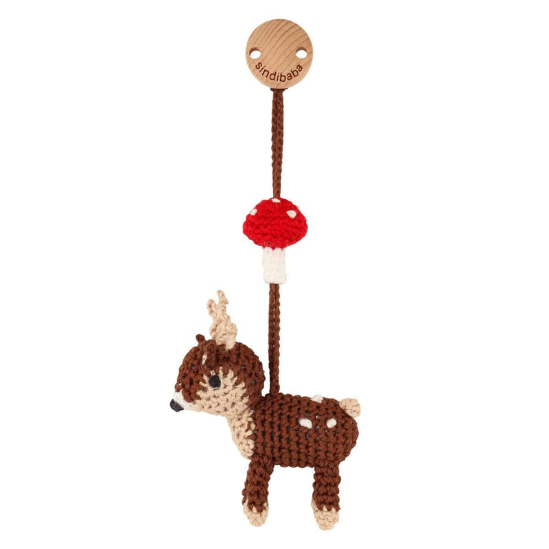 Gehäkelter Kinderwagen-Anhänger von SindiBaba_Reh Audrey