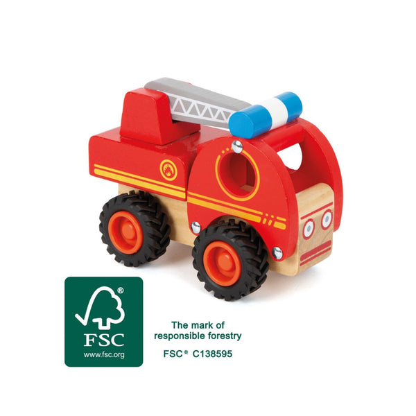 Feuerwehrfahrzeug aus FSC®-zertifiziertem Holz von small foot