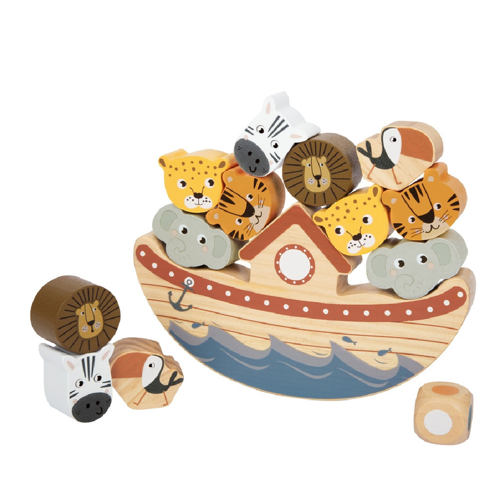 Small Foot Schichtenpuzzle „Opas Leben“ – 28-teiliges Holz-Lernpuzzle, 4 Schichten, Bunt, FSC 100%