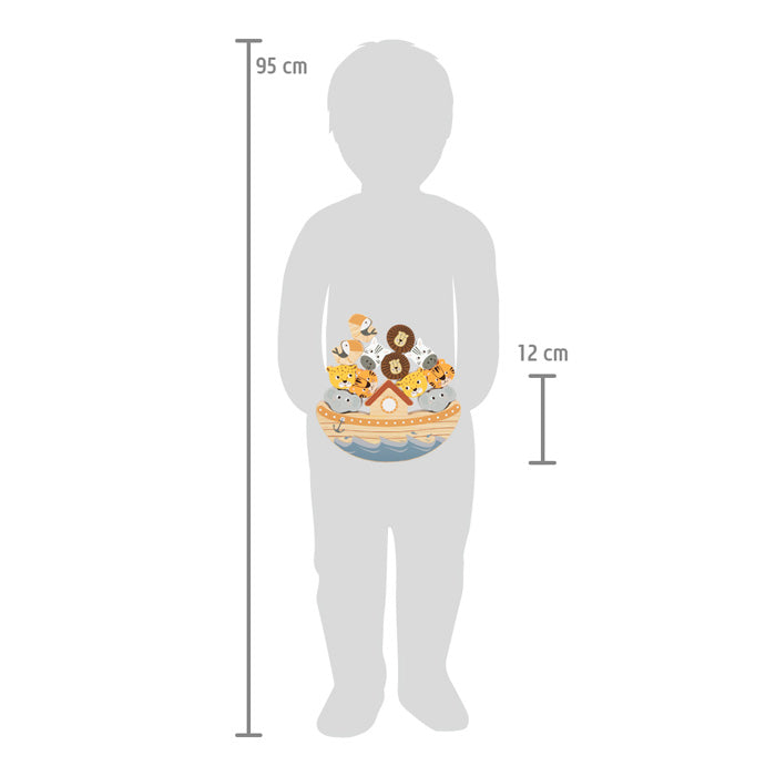Größenangabe von Balancierspiel Arche Safari von small foot