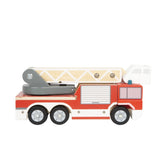Feuerwehr mit Drehleiter von small foot in Seitenansicht
