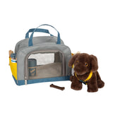 Hund mit Tasche und Pflege-Utensilien von small foot