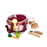 Pferdepflegeset mit roter Tasche von small foot_05