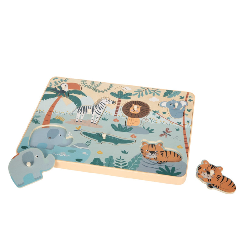 Setzpuzzle Tierlaute Safari