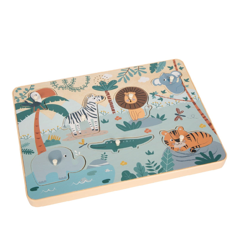 Setzpuzzle Tierlaute Safari