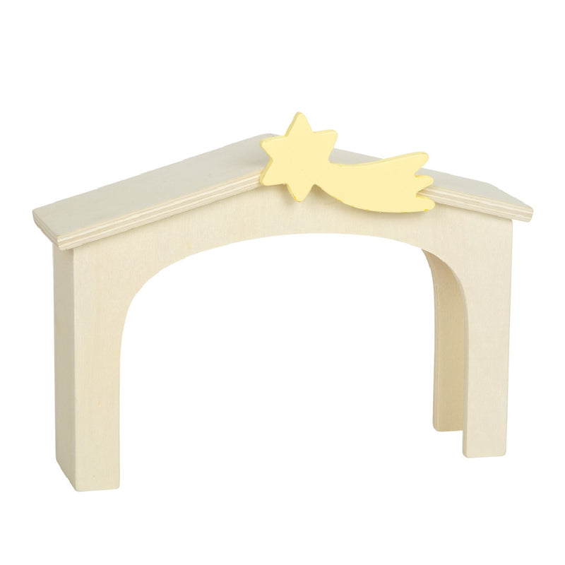 Holzkrippe aus Holzkrippen Spielset Weihnachtsgeschichte von small foot