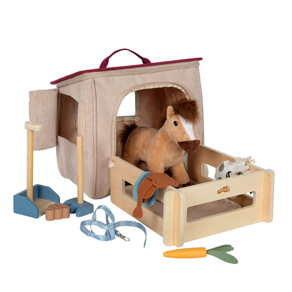 small foot Spielset Pferd mit Stall und Zubehör