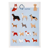 A5 Poster mit Hunden aus small foot Tierarzt-Tasche mit Hase und umfangreichem Tierarzt-Zubehör