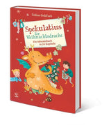 Spekulatius der Weihnachtsdrache von Tobias Goldfarb_Schneiderbuch Verlag_Buch stehend