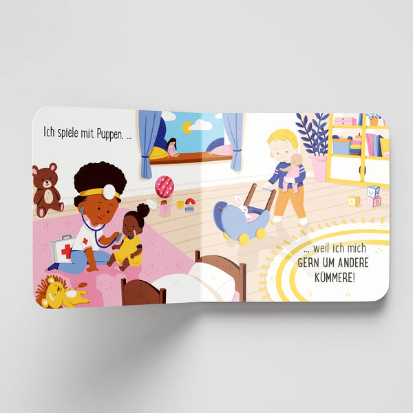 Pappbilderbuch "Spielzeug ist für alle da!" von Susann Hoffmann_Zuckersüß Verlag_Seitenansicht