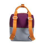Kinderrucksack Small colourblocking Purple Tights & Badminton Blue von Sticky Lemon_02