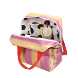 Kinderrucksack Small stripes rosebay pink & apple juice von Sticky Lemon_04