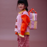 Kinderrucksack Small stripes rosebay pink & apple juice von Sticky Lemon_07