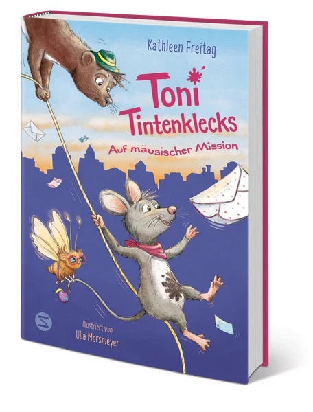 Toni Tintenklecks auf mäusischer Mission von Kathleen Freitag und Ulla Mersmeyer_Schneiderbuch_Buchcover_02