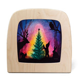 Toverlux Silhouette Weihnachtsbaum von Vogel Geluk in Frontansicht