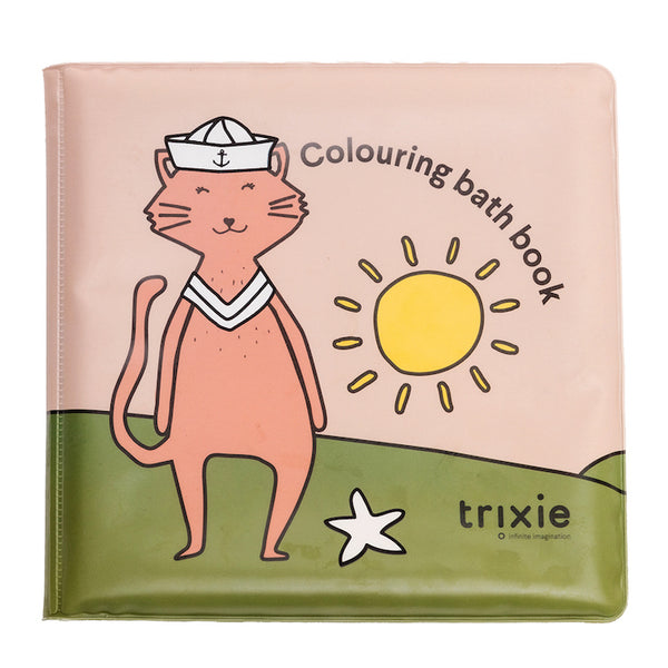 Selbstfärbendes Badebuch "Mrs. Cat and friends" von Trixie