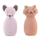 Badespielzeug Spritztiere Mrs. Mouse und Mrs. Cat von Trixie