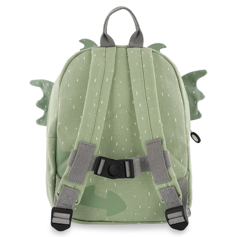 Großer Kinderrucksack Mr. Dragon von Trixie von hinten