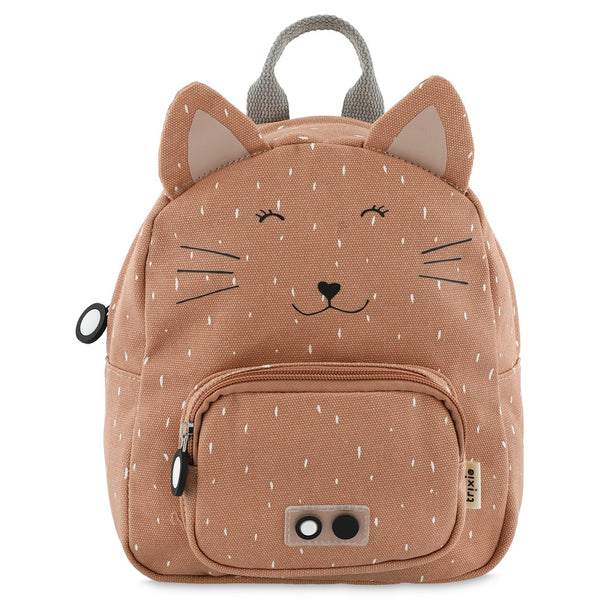 Kleiner Kinderrucksack Mrs. Cat aus Baumwolle