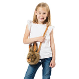 Umhängetasche Hase für Kinder aus Kuschel-Plüsch von Wild & Soft_Kind mit Tasche