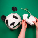Riesen-Panda von Clockword Soldier_Bastelset und Wanddekoration_Einzelteile