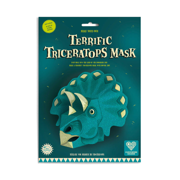 Triceratops-Maske von Clockwork Soldier_Bastelset und Deko
