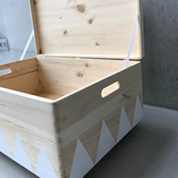 Große Holz-Spielzeugkiste von Lillethings_Weiß_2