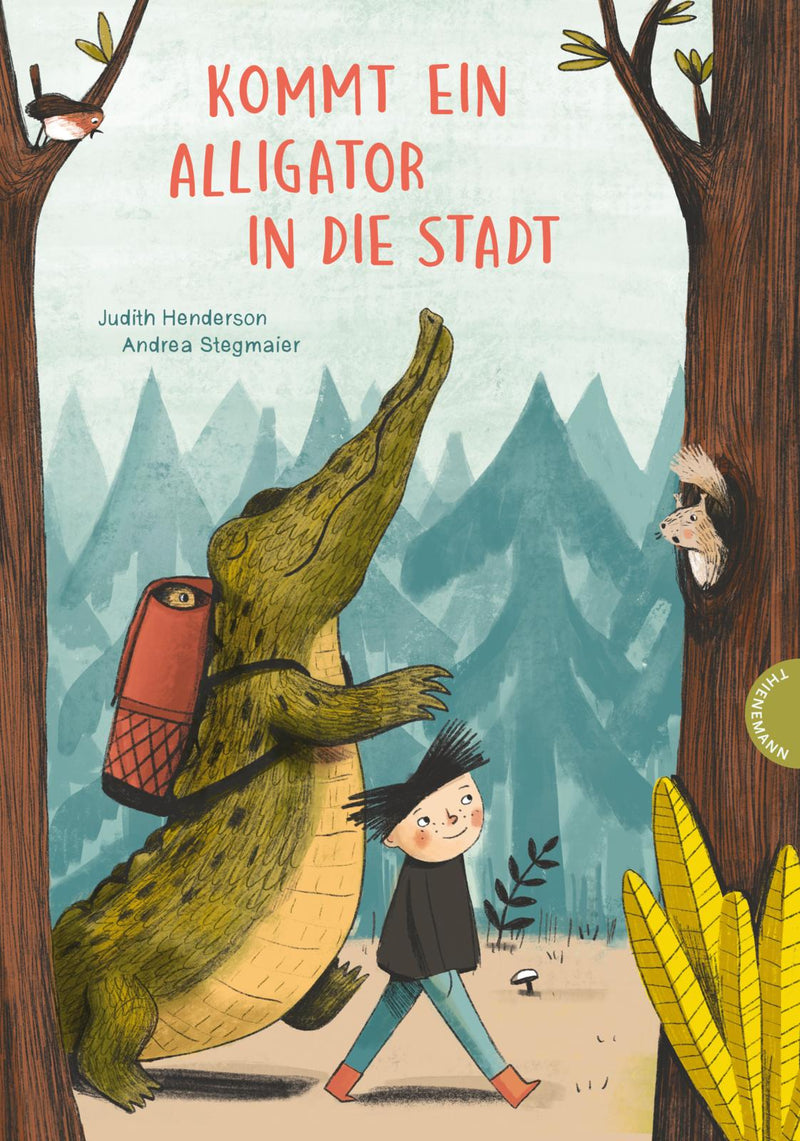 Bilderbuch "Kommt ein Alligator in die Stadt" von Judith Henderson und Andrea Stegmaier_Thienemann Verlag_Buchcover