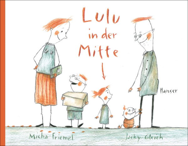 Bilderbuch "Lulu in der Mitte" von Micha Friemel und Jacky Gleich_Hanser Verlag_Buchcover