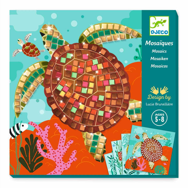 Mosaik Baselset Karibik von Djeco mit Schildkröte