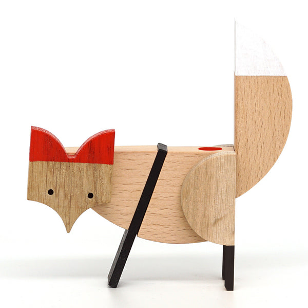 Nordic Fox Holzpuzzle mit Magneten von ESNAF TOYS