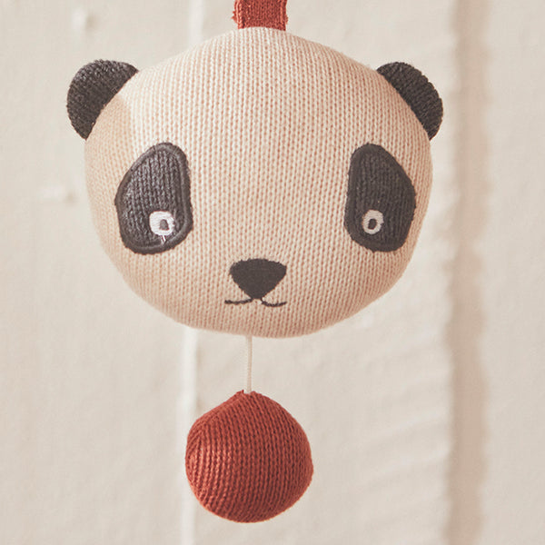 Spieluhr Panda aus Baumwolle von OYOY_Close up