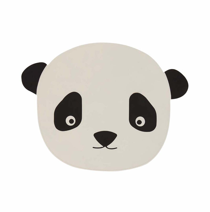 Tischset Panda aus Silikon von OYOY