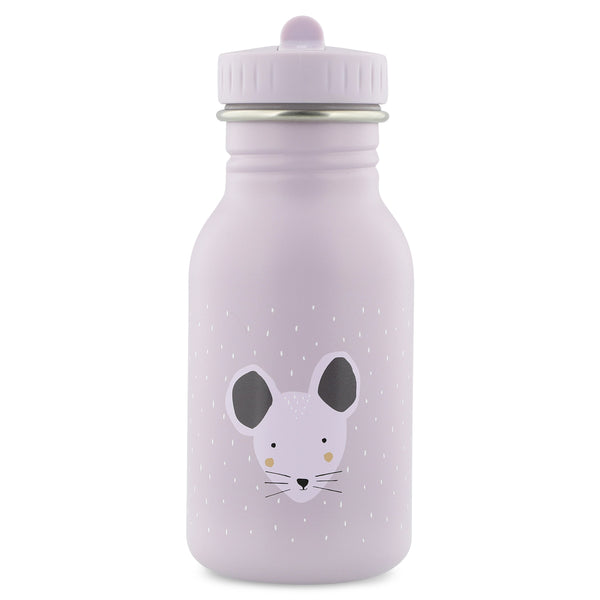 Edelstahl-Trinkflasche "Mrs. Mouse" für Kinder von Trixie_350 ml_Ansicht von vorne
