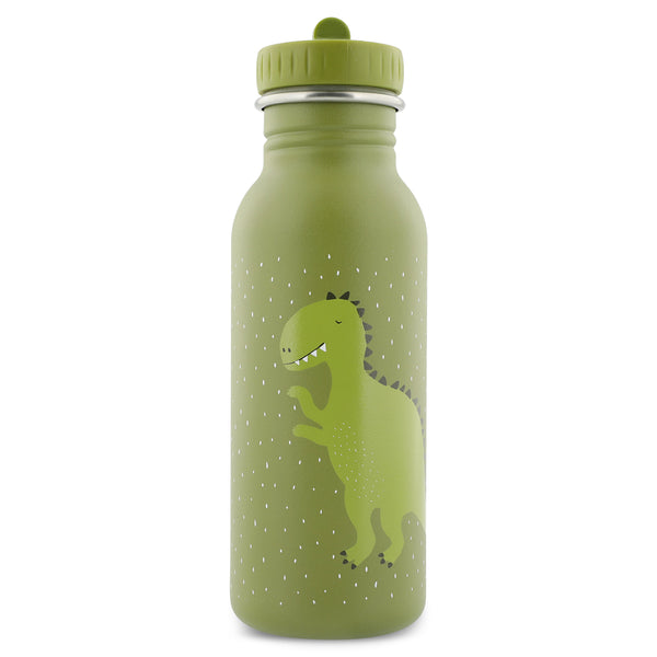 Edelstahl-Trinkflasche "Mr. Dino" für Kinder von Trixie_500 ml_Ansicht von vorne